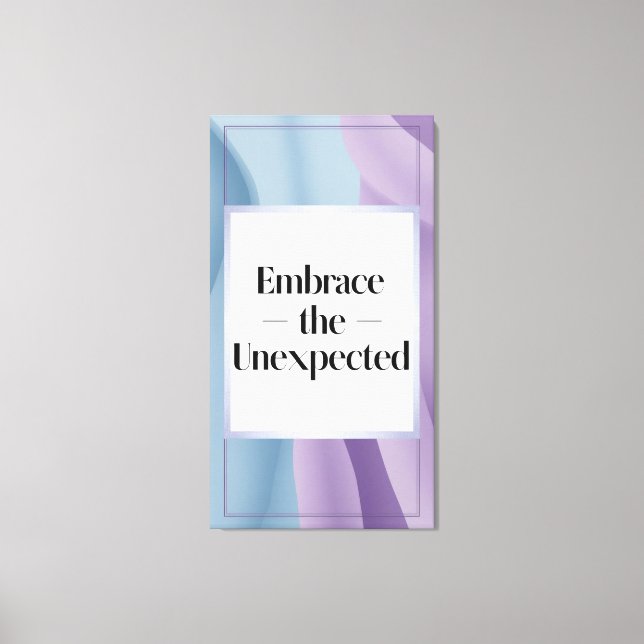 Lienzo Abordar Los Inesperados 3 (Anverso)