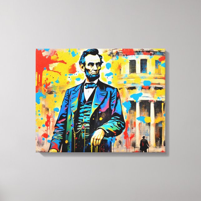LIENZO ABRAHAM LINCOLN 2 (Anverso)