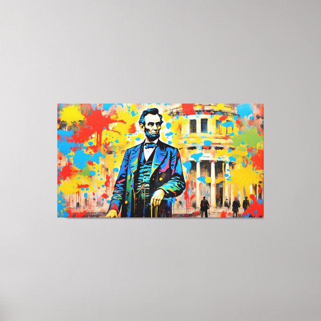 LIENZO ABRAHAM LINCOLN 2 (Anverso)