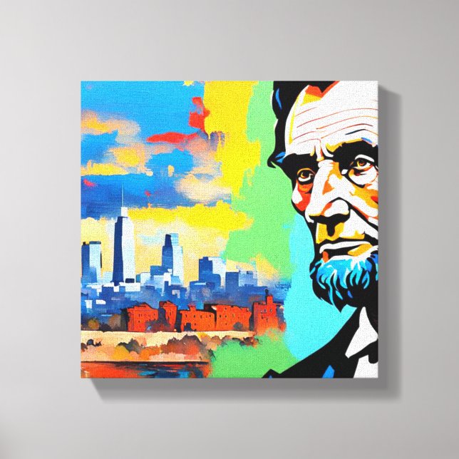 LIENZO ABRAHAM LINCOLN 6 (Anverso)