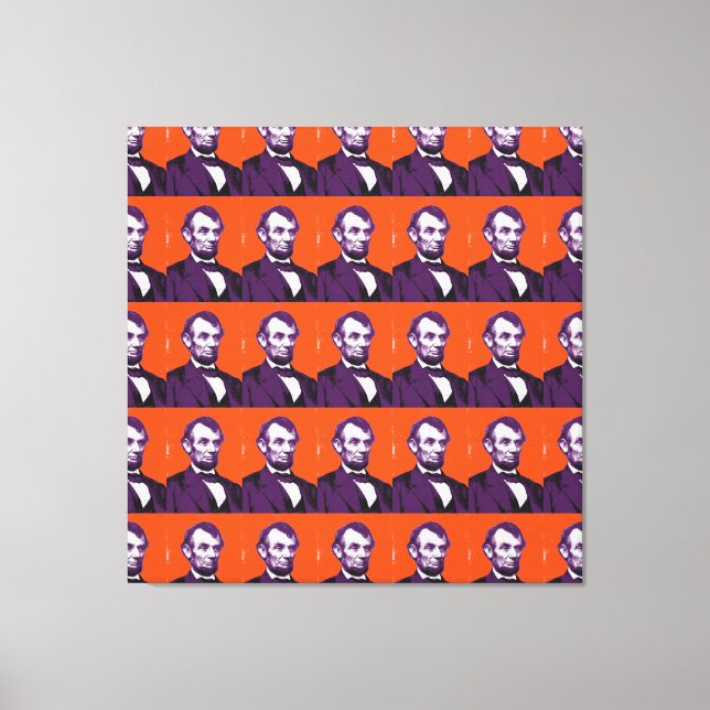 Lienzo Abraham Lincoln alt (Anverso)