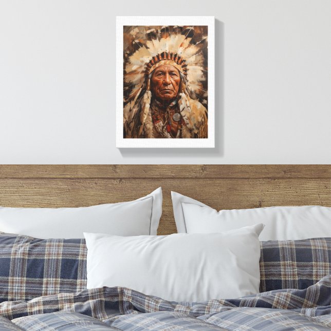 Lienzo Abrazar el espíritu del Orgullo Nativo (Insitu(Dormitorio))
