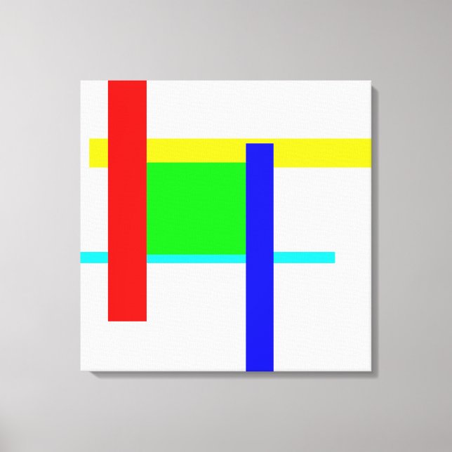 Lienzo Abrazo de colores (Anverso)