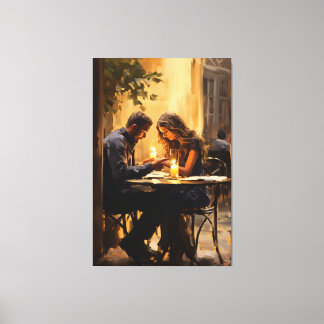 Lienzo Abrazo eterno"