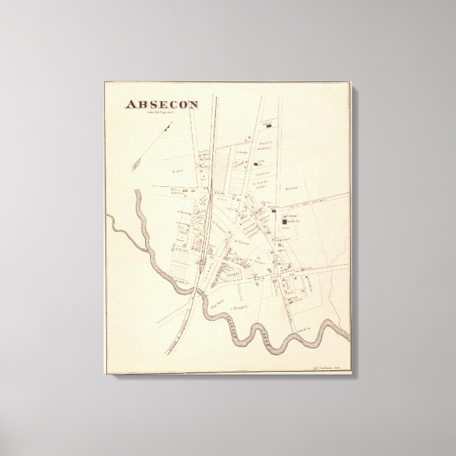 Lienzo Absecon, Nueva Jersey (Anverso)