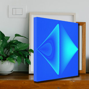 Lienzo abstracción de gota de agua