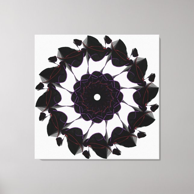 Lienzo Abstracción geométrica (Anverso)