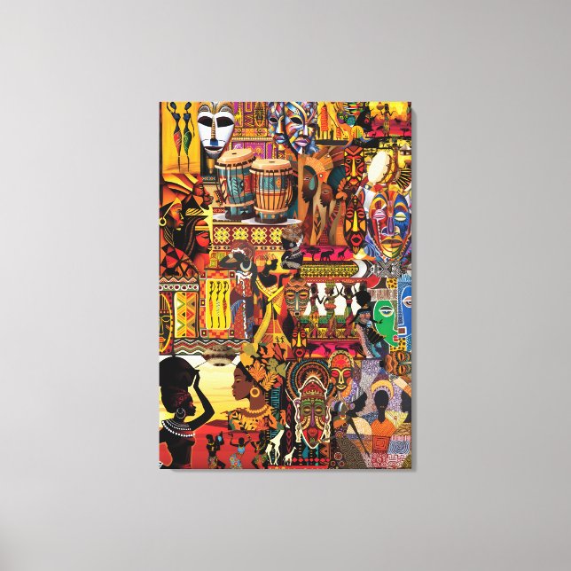 Lienzo Abstract Canvas Wall Art – Modern Gallery Home Déc (Anverso)