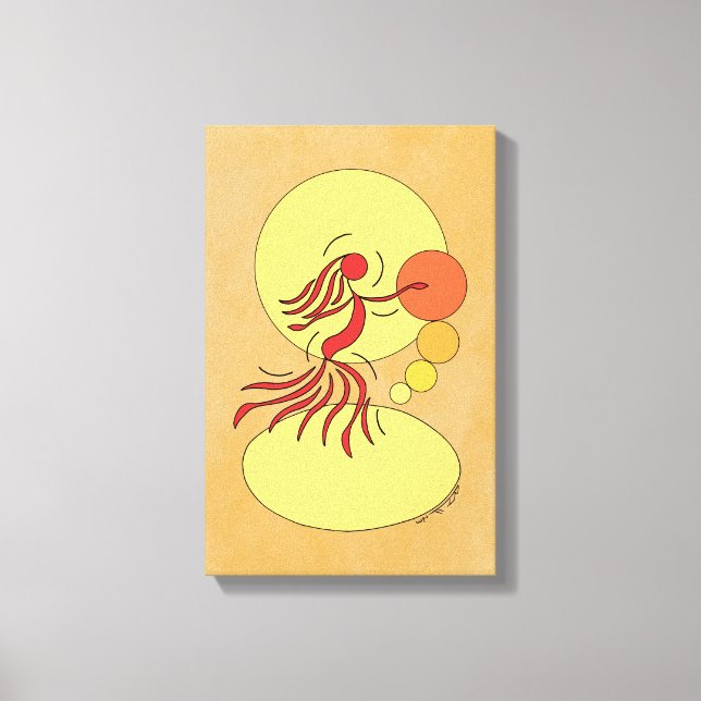 Lienzo Abstract Dancer (Anverso)