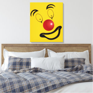 Lienzo Abstract Face Clown