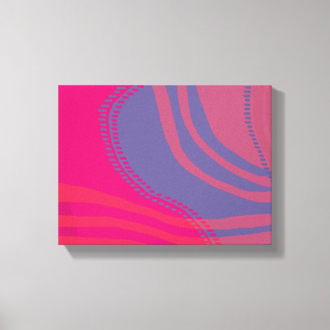 Lienzo Abstract Lines and Curves Scenery (Anverso)