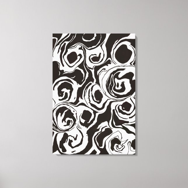 Lienzo  Abstract modern contemporary  circle shapes (Anverso)