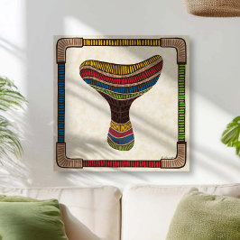 Lienzo Abstract Mushroom