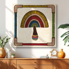 Lienzo Abstract Mushroom