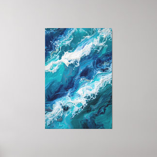 Lienzo Abstract Ocean Wave Texture Canvas Print