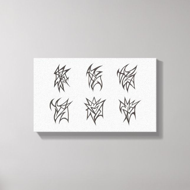 Lienzo Abstract Soft Echoes (Anverso)