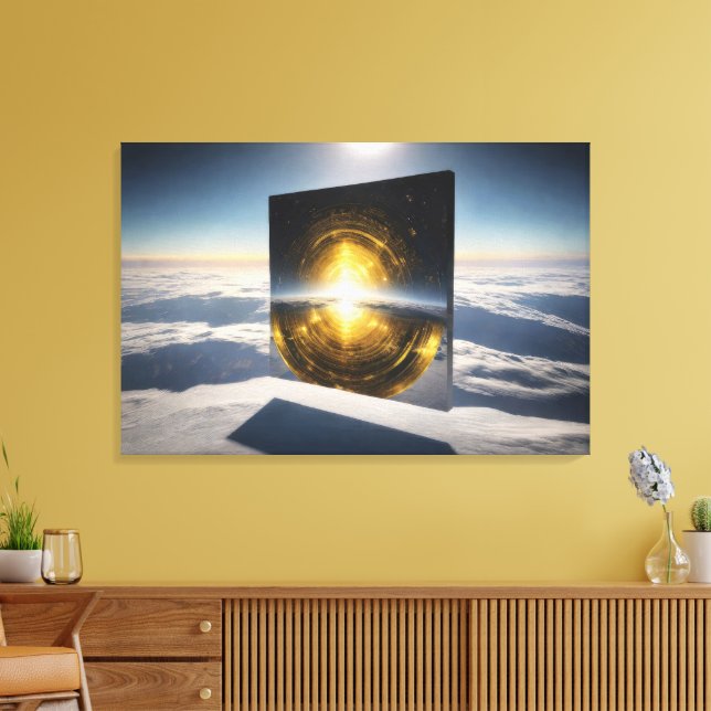 Lienzo Abstract Sun Stone (Insitu (Sala de estar))