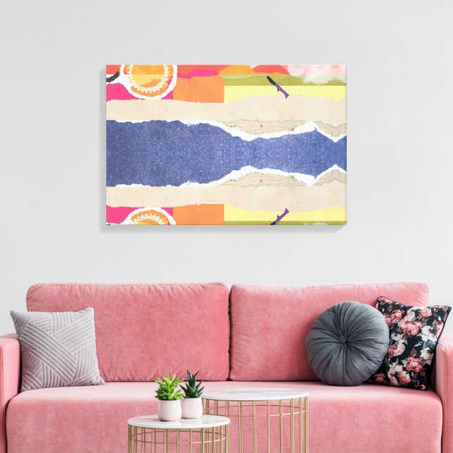 Lienzo abstract sunset and beach design wall art (Insitu (Sala de estar))