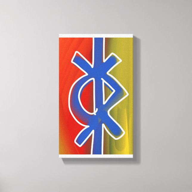 Lienzo ABstract symbolism by RRW 2026 (Anverso)