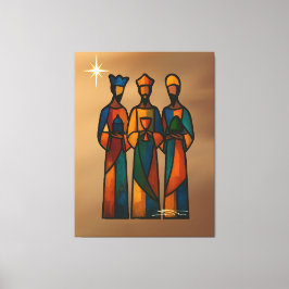 Lienzo Abstract Three Wise Men