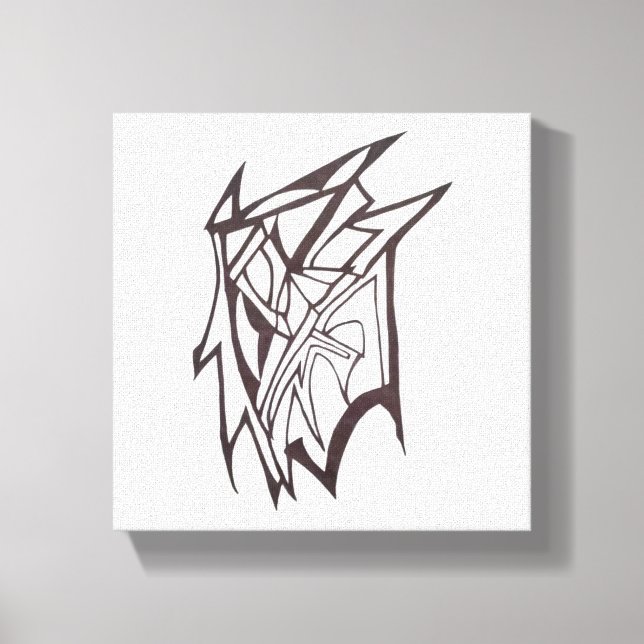 Lienzo Abstract Vivid Wave (Anverso)