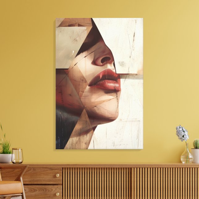 Lienzo Abstract woman decorative frame (Insitu (Sala de estar))