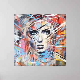 Lienzo Abstract woman face 03