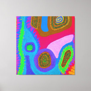 Lienzo Abstracto aborigen Art Vol. 05