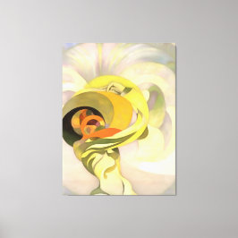 Lienzo Abstracto celestial Floral Calla Lily Personificat