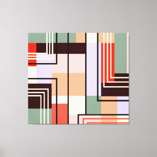 Lienzo abstracto geométrico