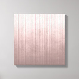 Lienzo abstracto rústico a rayas de fibra blanca gris Ros