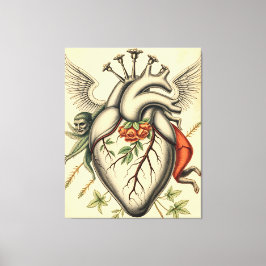 Lienzo Abstrakte Herz Illustration