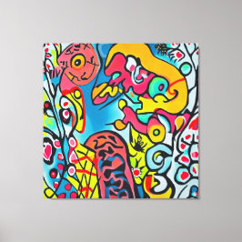 Lienzo Abstraktes buntes Kunstwerk