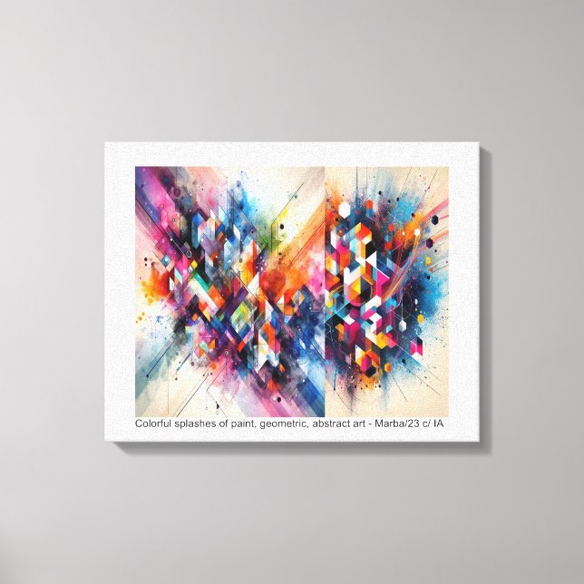 Lienzo ABSTRATO - impressão em tela (Anverso)