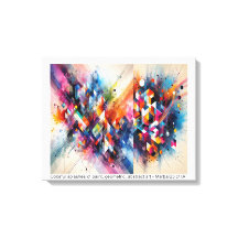 ABSTRATO - impressão em tela