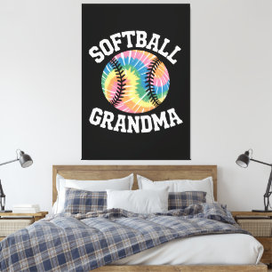 Lienzo Abuela de sóftbol