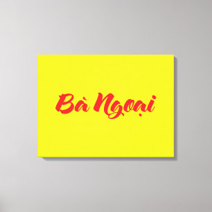 Lienzo Abuela vietnamita (materna) - Bà Ngoach i