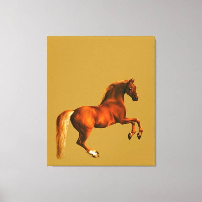 Lienzo Abuelo de Godolphin Arabian (Anverso)