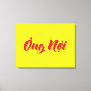 Lienzo Abuelo vietnamita (paternal) - Ông Noi