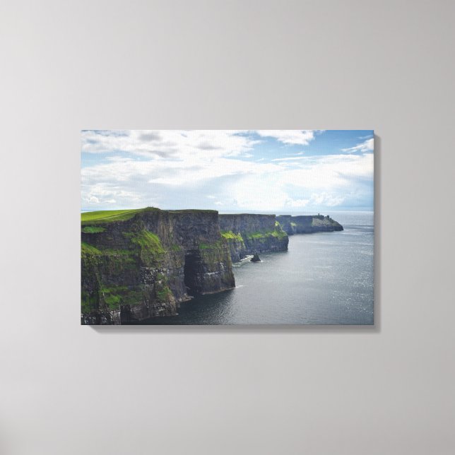 Lienzo Acantilados de Moher en Irlanda (Anverso)