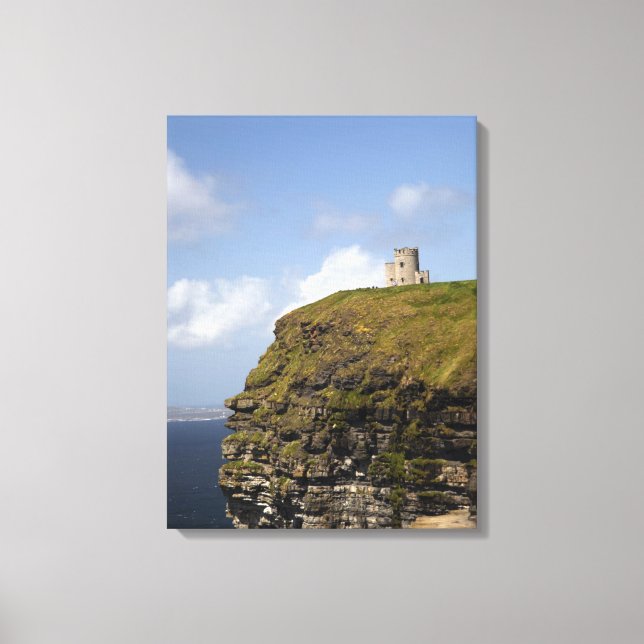 Lienzo Acantilados escénicos de Moher y Torre de O'Brien. (Anverso)