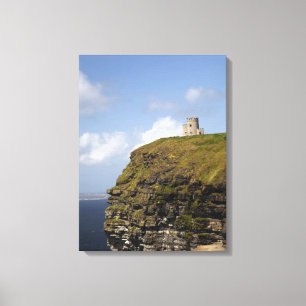 Lienzo Acantilados escénicos de Moher y Torre de O'Brien.