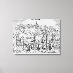 Lienzo Acapulco', de Jean-Baptiste Labat "s Nouveau