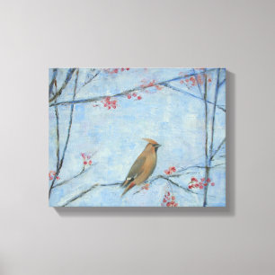 Lienzo Aceite del Waxwing 2013 en lona