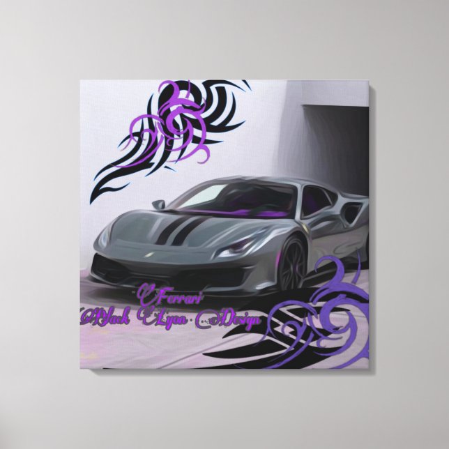 Lienzo Aceite Jhgf Diseño de Black Lyon (Anverso)