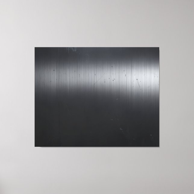 Lienzo acrílico de metal cepillado negro (Anverso)