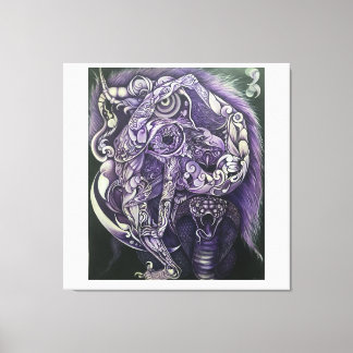 Lienzo Acrobacia en el bosque nacional