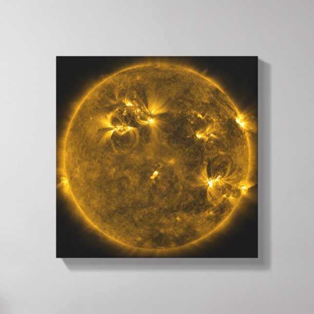 Lienzo Actividad solar al sol 4 (Anverso)
