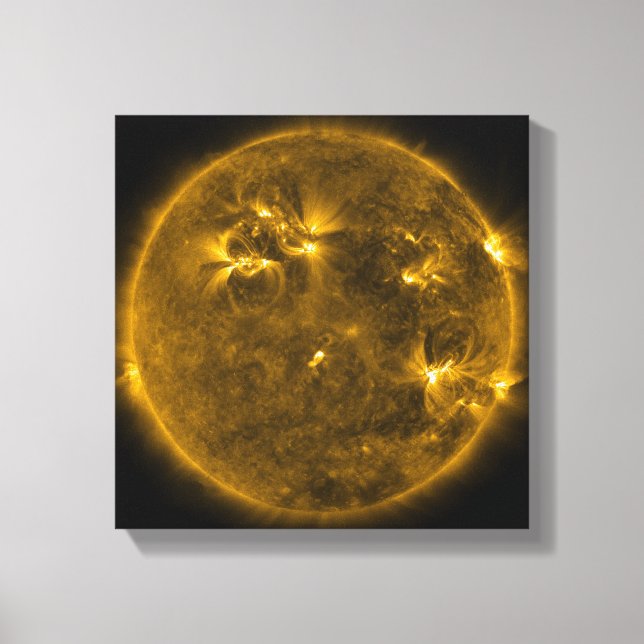 Lienzo Actividad solar al sol 4 (Anverso)