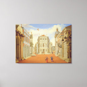 Lienzo Acto II, escenas I y VIII